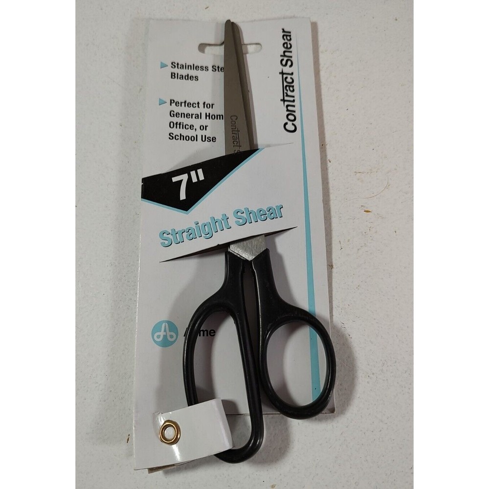 Vintage ACME Contract Shears Straight Trimmer 7" Scissors NEW stainless steel